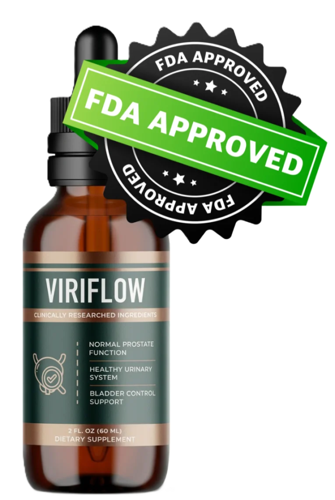 Viriflow prostate support supplement bottle
